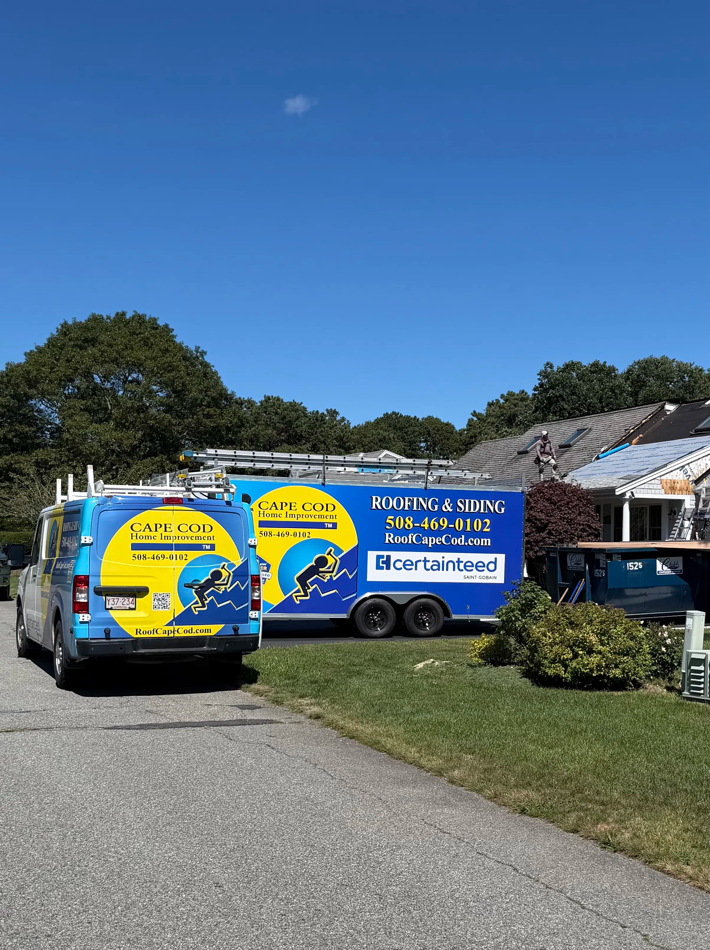 Project Beautiful Days on Cape Cod Keep Us Busy on the Roof image