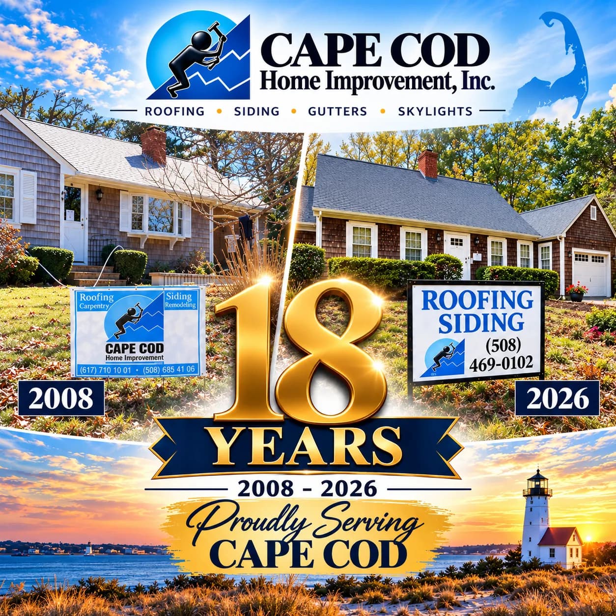 Cape Cod Home Improvement Turns 18 - A Milestone Worth Celebrating image